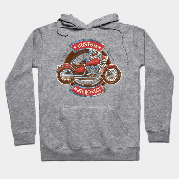 custom motorcycles Hoodie by ramonagbrl